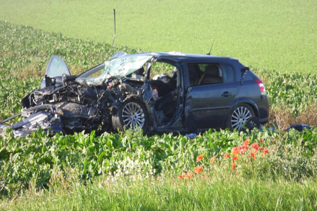 Wypadek na krajowej pietnasce, pomiędzy Szadłowicami a Wierzchosławicami