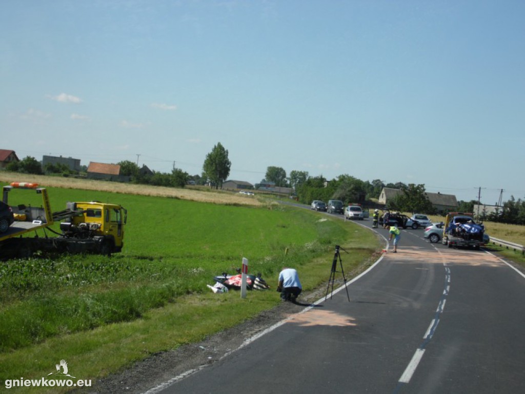 Wypadek na krajowej pietnasce, pomiędzy Szadłowicami a Wierzchosławicami