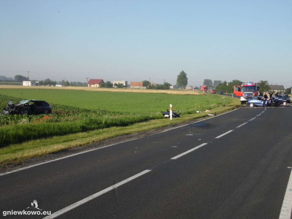 Wypadek na krajowej pietnasce, pomiędzy Szadłowicami a Wierzchosławicami
