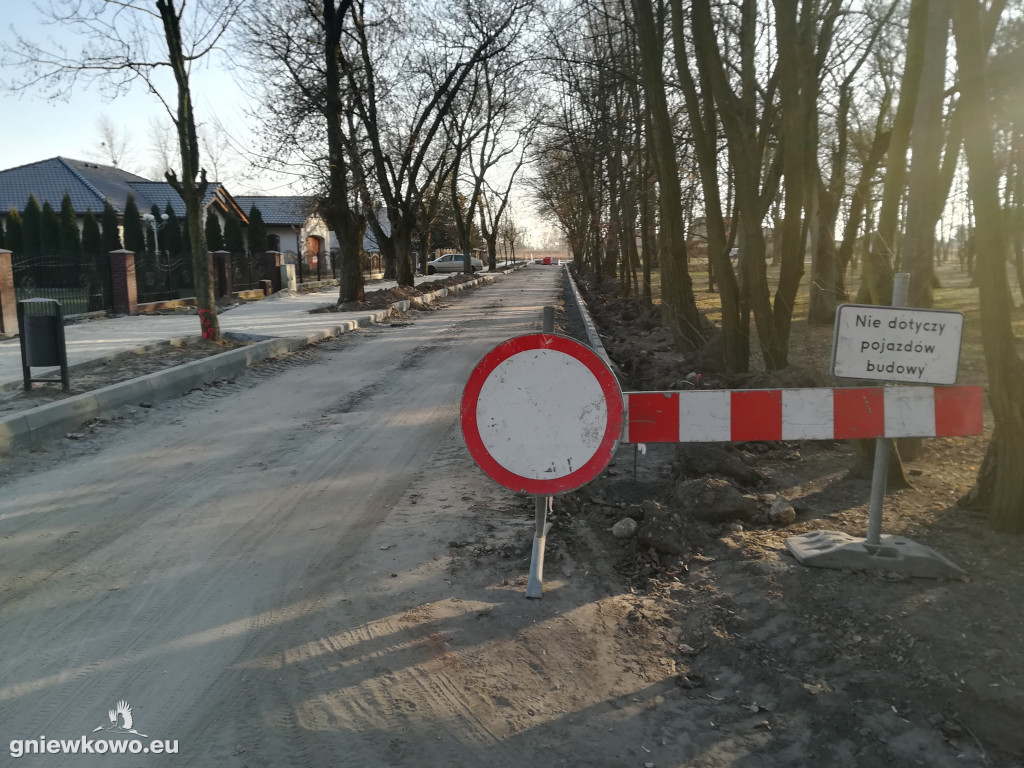 Remont ulicy Parkowej - 4 marca 2018