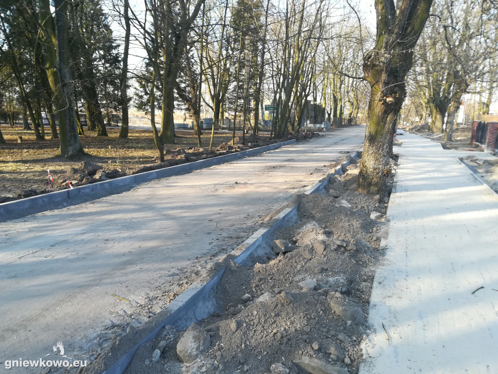 Remont ulicy Parkowej - 4 marca 2018
