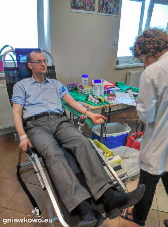 Zbieranie krwi dla Ryszarda Jastrzębskiego