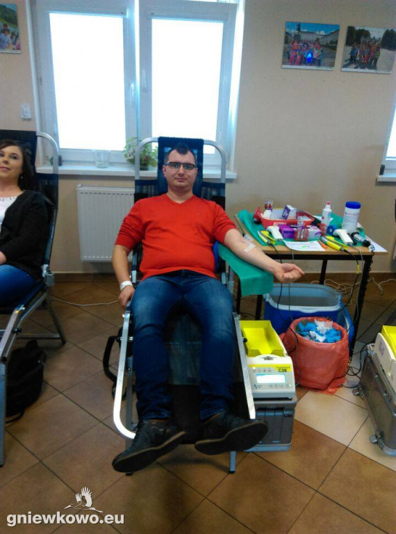 Zbieranie krwi dla Ryszarda Jastrzębskiego