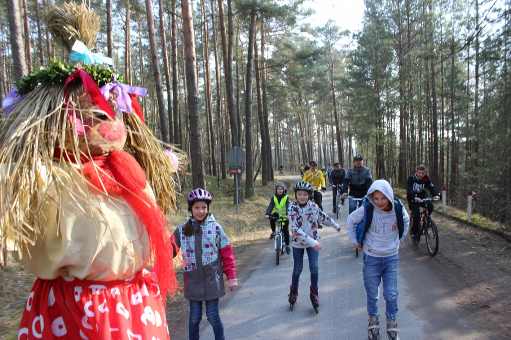 Suchatówka rowerowo powitała wiosnę