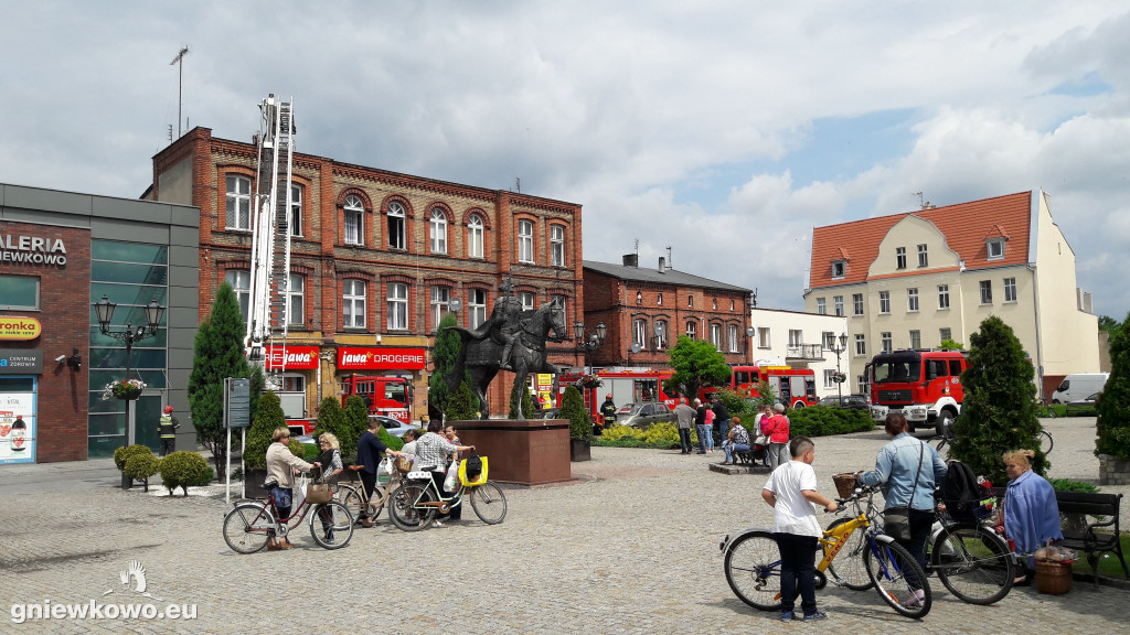 Akcja strażaków na Rynku 18.5.18