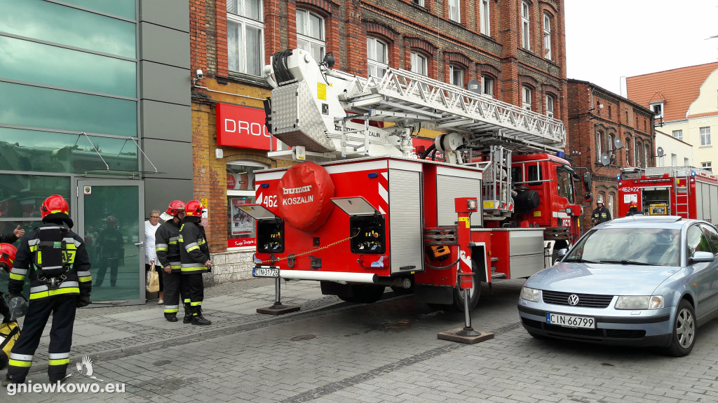 Akcja strażaków na Rynku 18.5.18