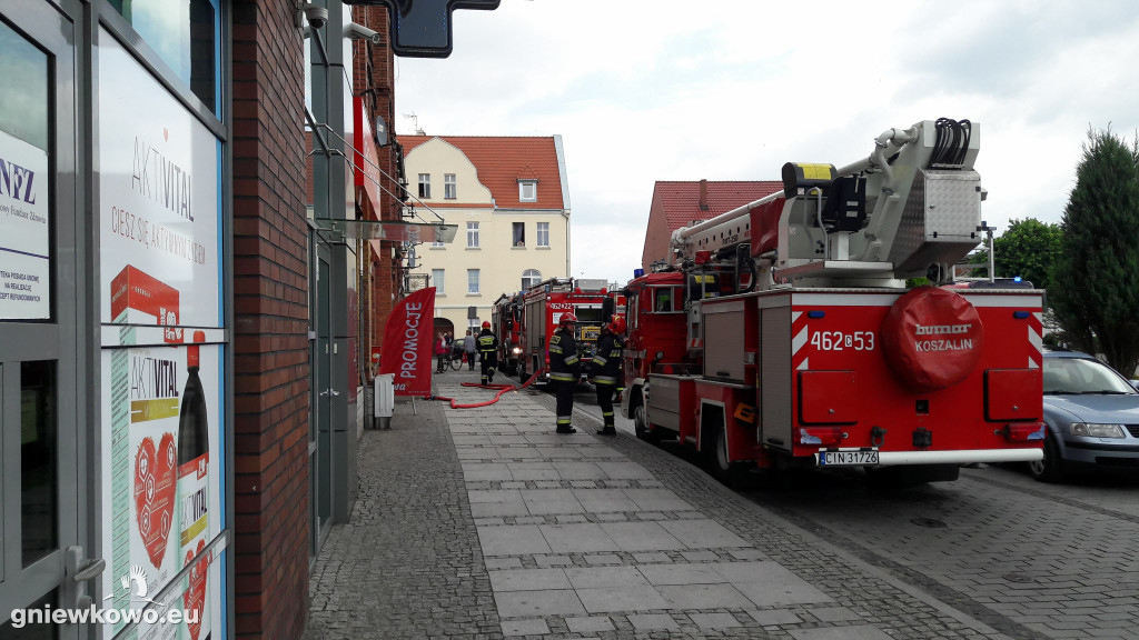 Akcja strażaków na Rynku 18.5.18