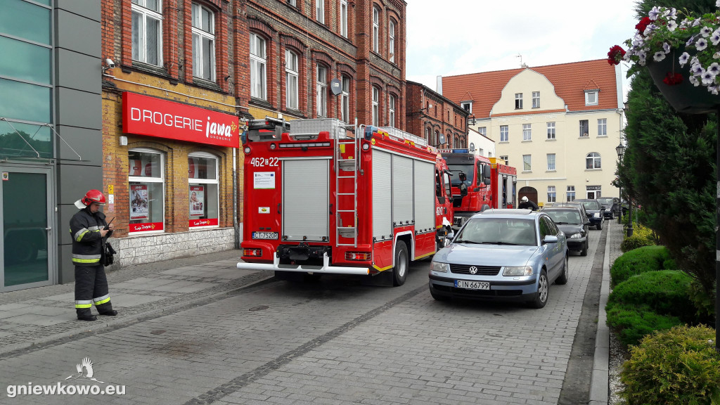 Akcja strażaków na Rynku 18.5.18