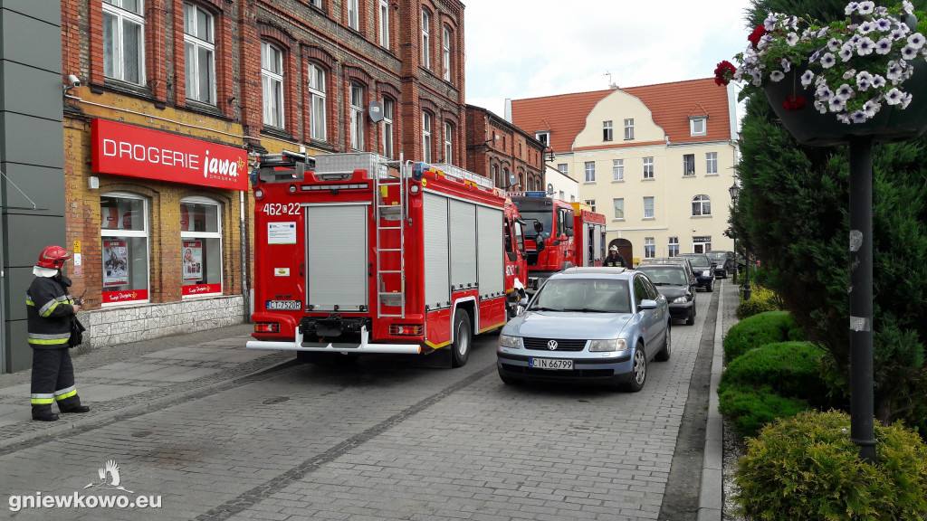 Akcja strażaków na Rynku 18.5.18