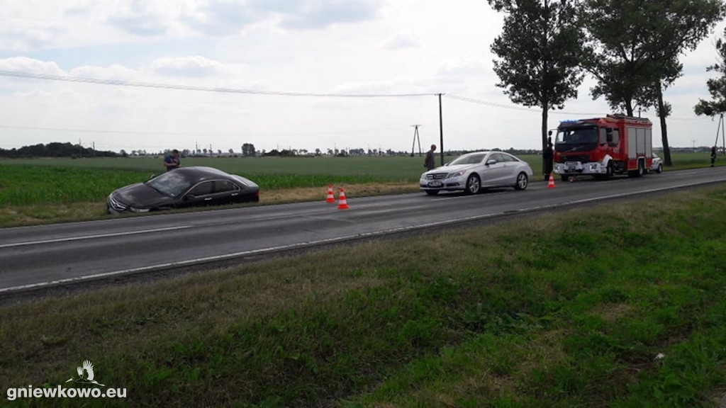 Kolizja na DK 15 w Michałowie