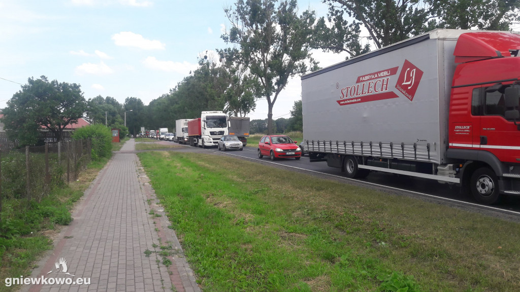 Kolizja na DK 15 w Michałowie