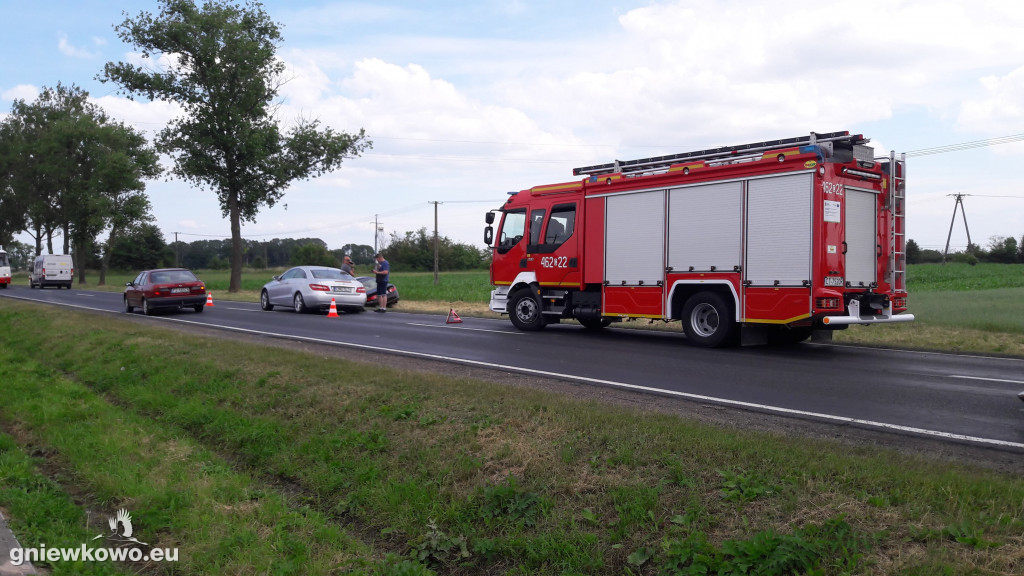 Kolizja na DK 15 w Michałowie