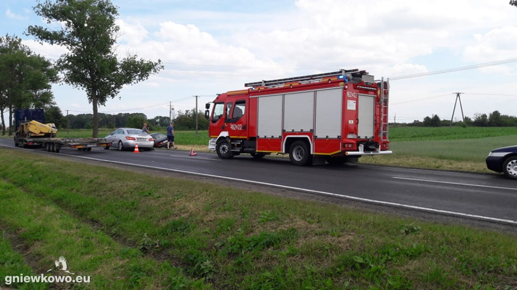 Kolizja na DK 15 w Michałowie