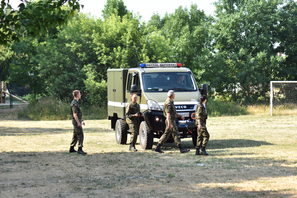 Saperzy na Stadionie Miejskim