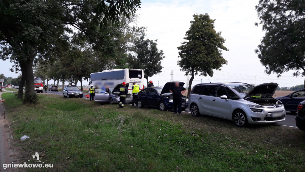 Poczwórna kraksa pod Gniewkowem