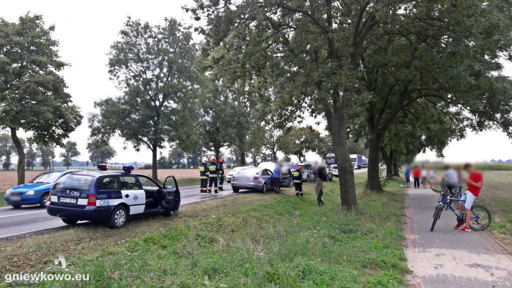 Poczwórna kraksa pod Gniewkowem