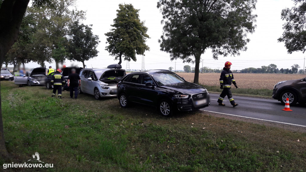 Poczwórna kraksa pod Gniewkowem