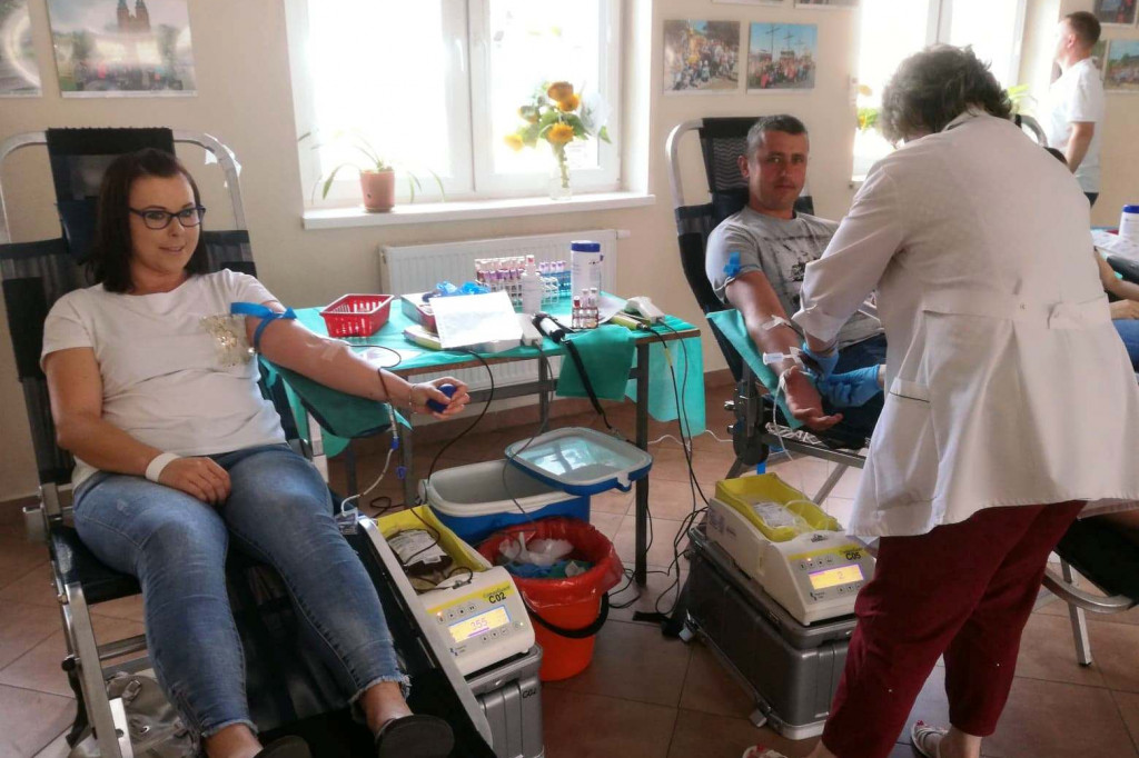 Zbiórka krwi dla Oliwiera Rejmusa