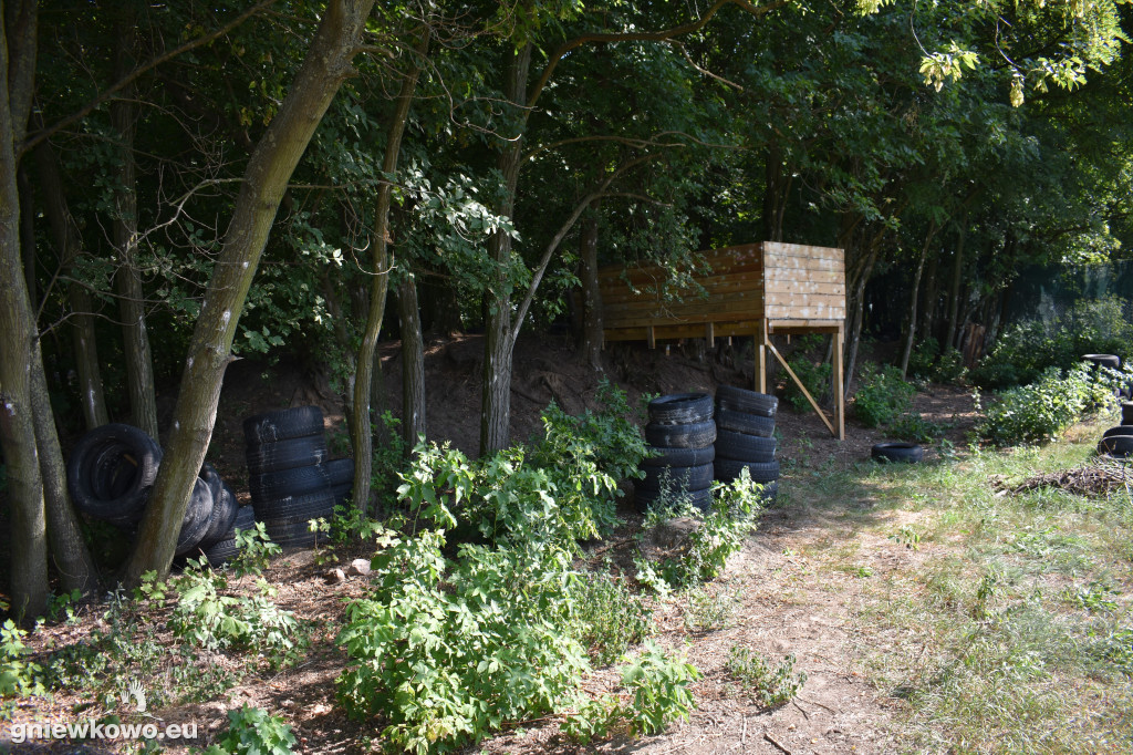 Pole do paintballa w Gniewkowie