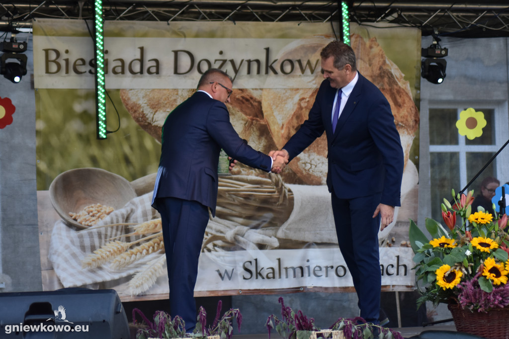 Biesiada dożynkowa w Skalmierowicach