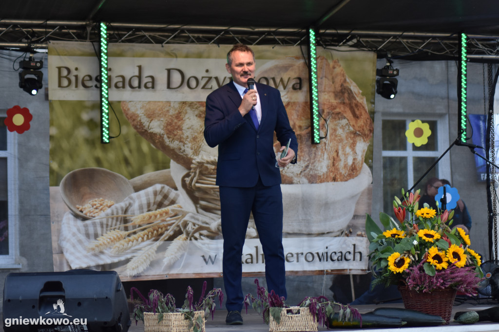 Biesiada dożynkowa w Skalmierowicach