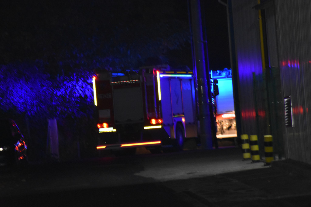 Akcja strażaków w Interlight