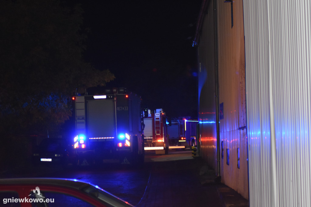 Akcja strażaków w Interlight