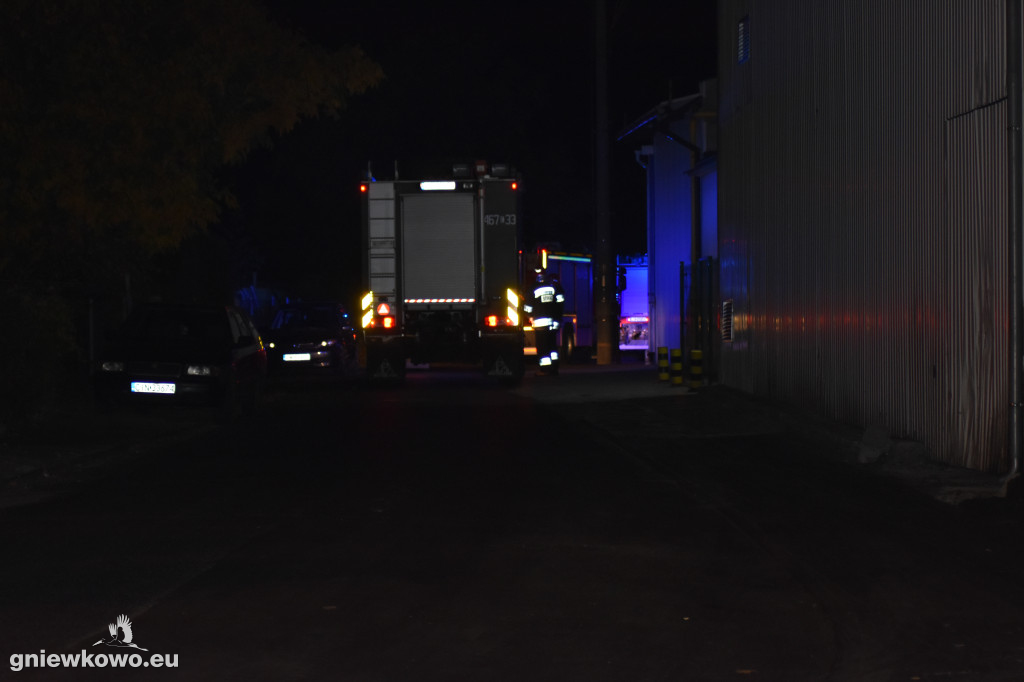 Akcja strażaków w Interlight