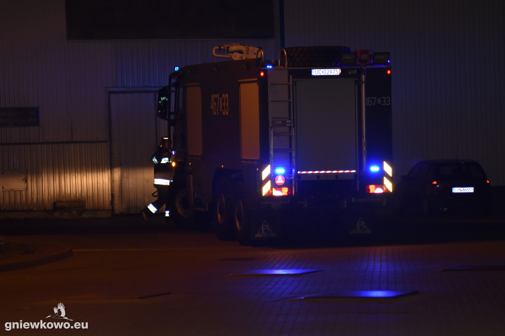 Akcja strażaków w Interlight