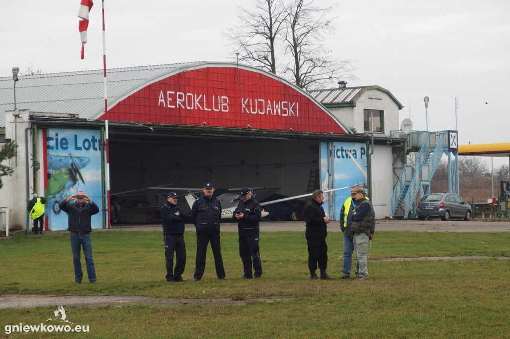 Ćwiczenia na lotnisku w Inowrocławiu