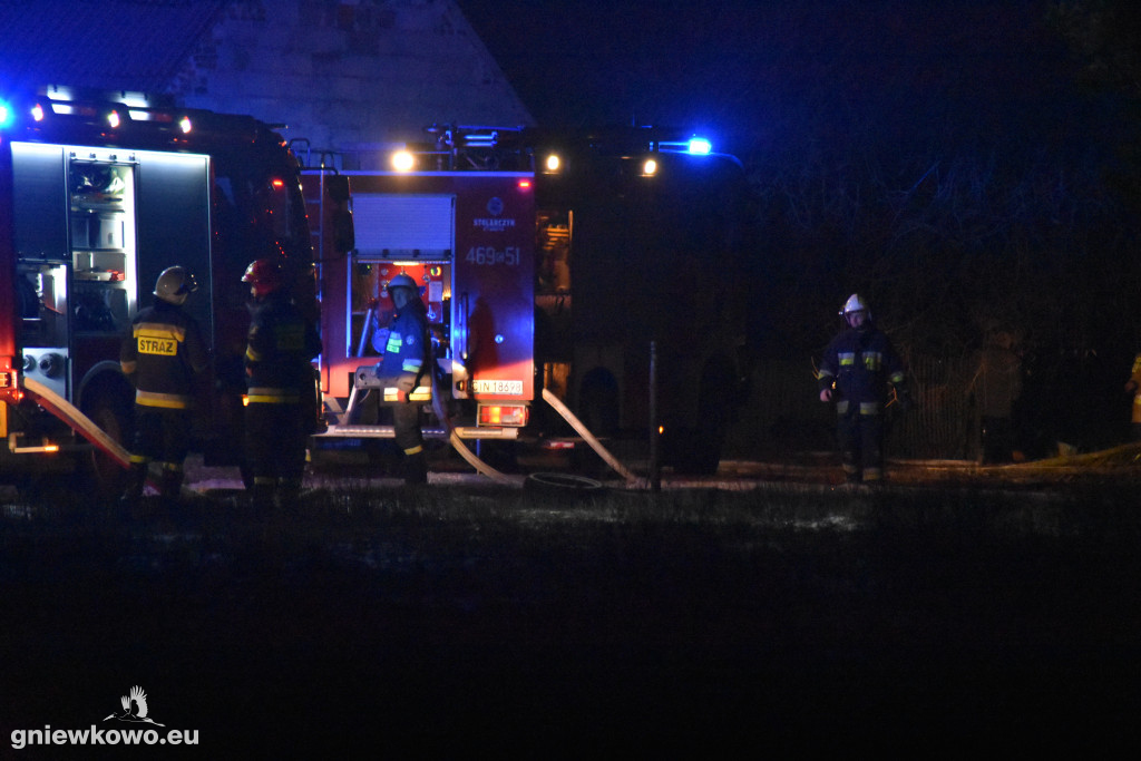 Pożar na Kępie Kujawskiej