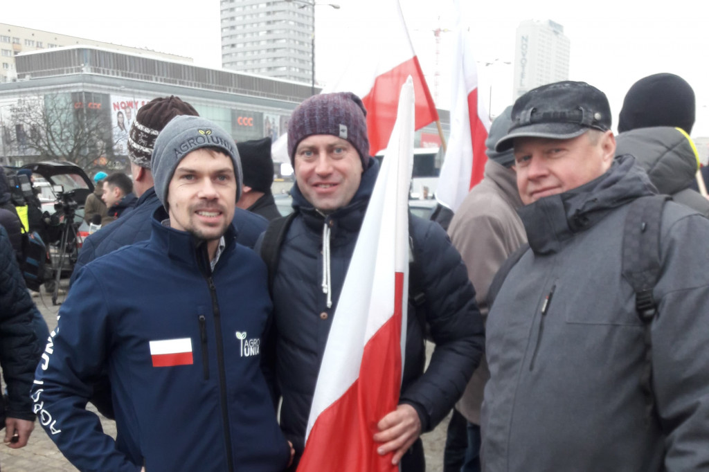 Protest rolników w Warszawie