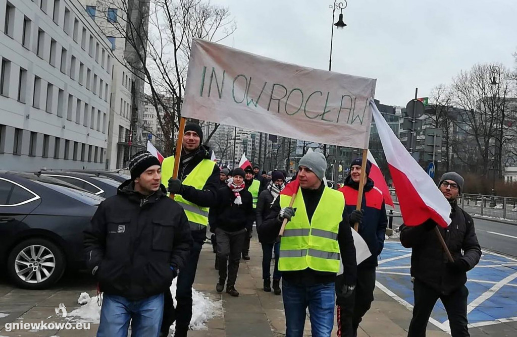 Protest rolników w Warszawie