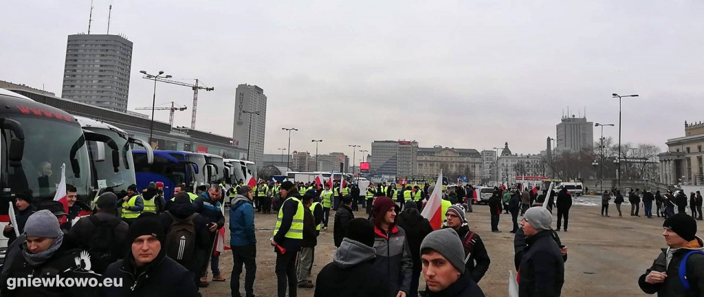 Protest rolników w Warszawie