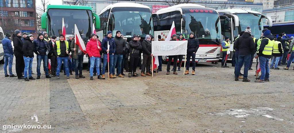 Protest rolników w Warszawie