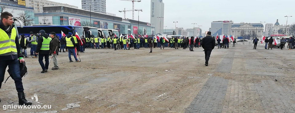 Protest rolników w Warszawie