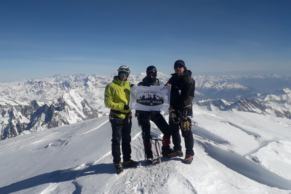 Gniewkowianie na Mont Blanc