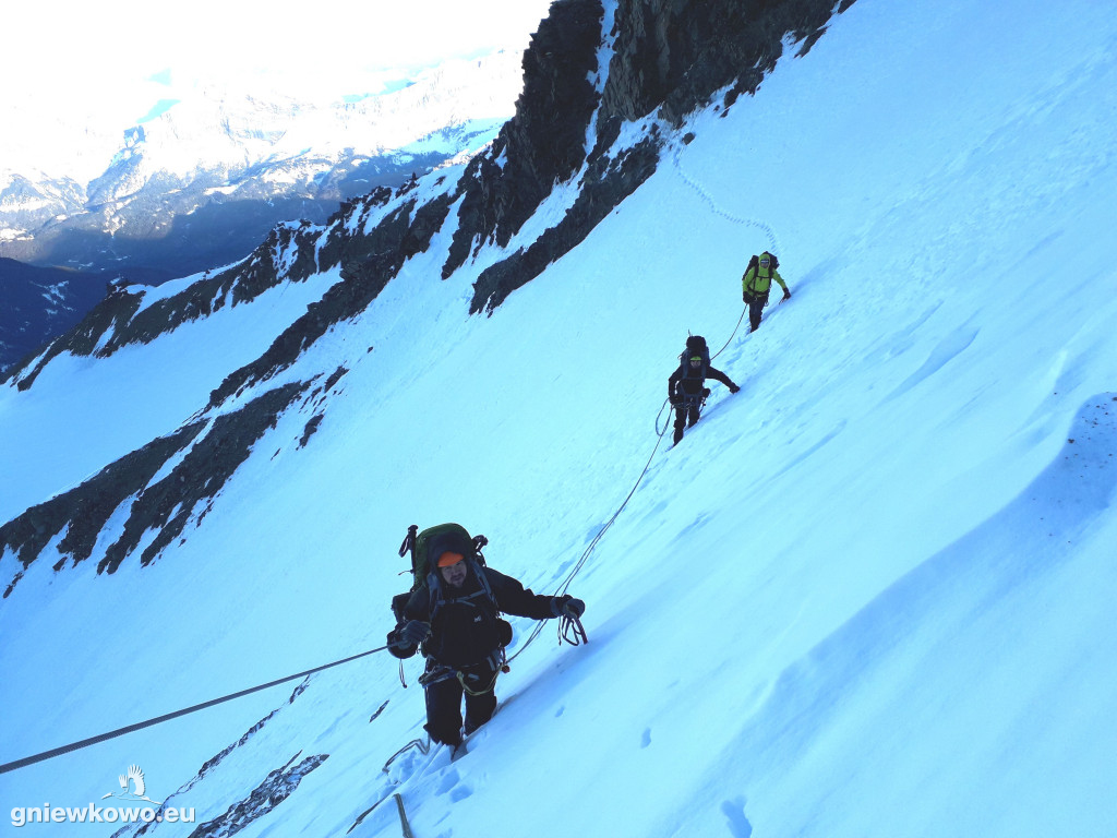 Gniewkowianie na Mont Blanc