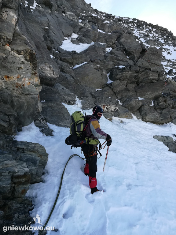Gniewkowianie na Mont Blanc