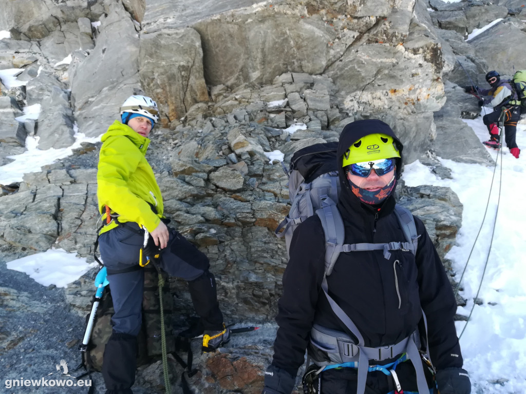 Gniewkowianie na Mont Blanc
