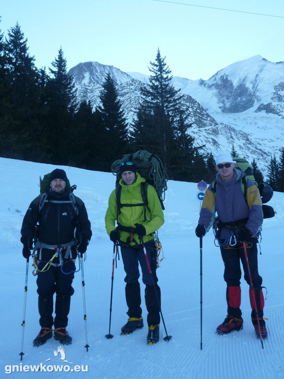 Gniewkowianie na Mont Blanc