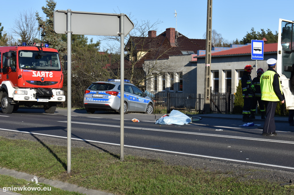 Śmiertelny wypadek w Suchatówce