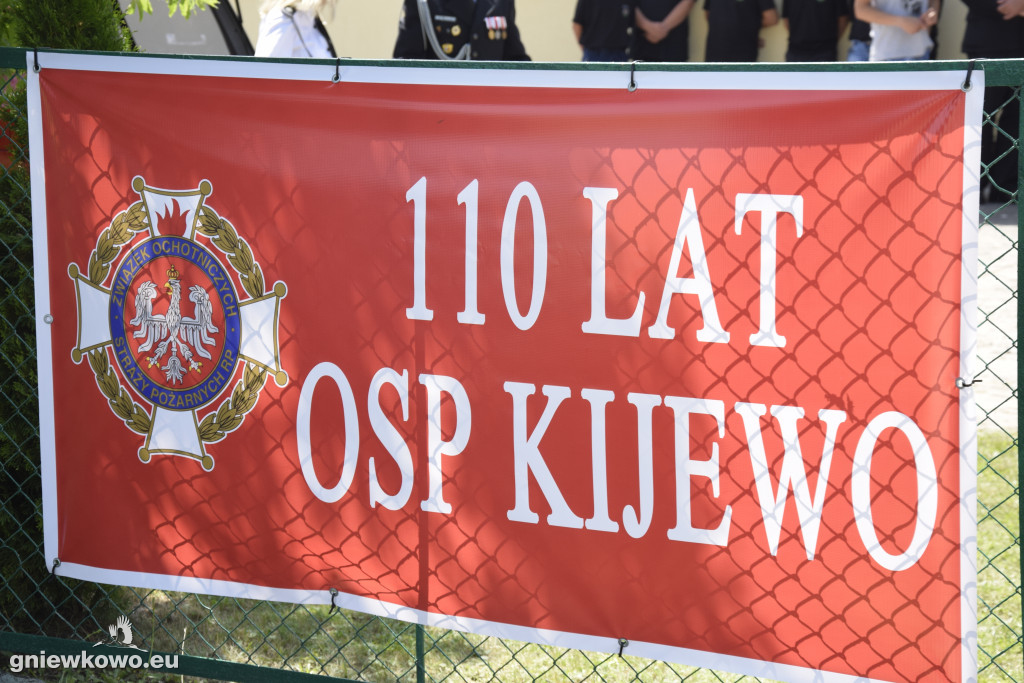 Obchody Jubileuszu 110-lecia Ochotniczej Straży Pożarnej w Kijewie.
