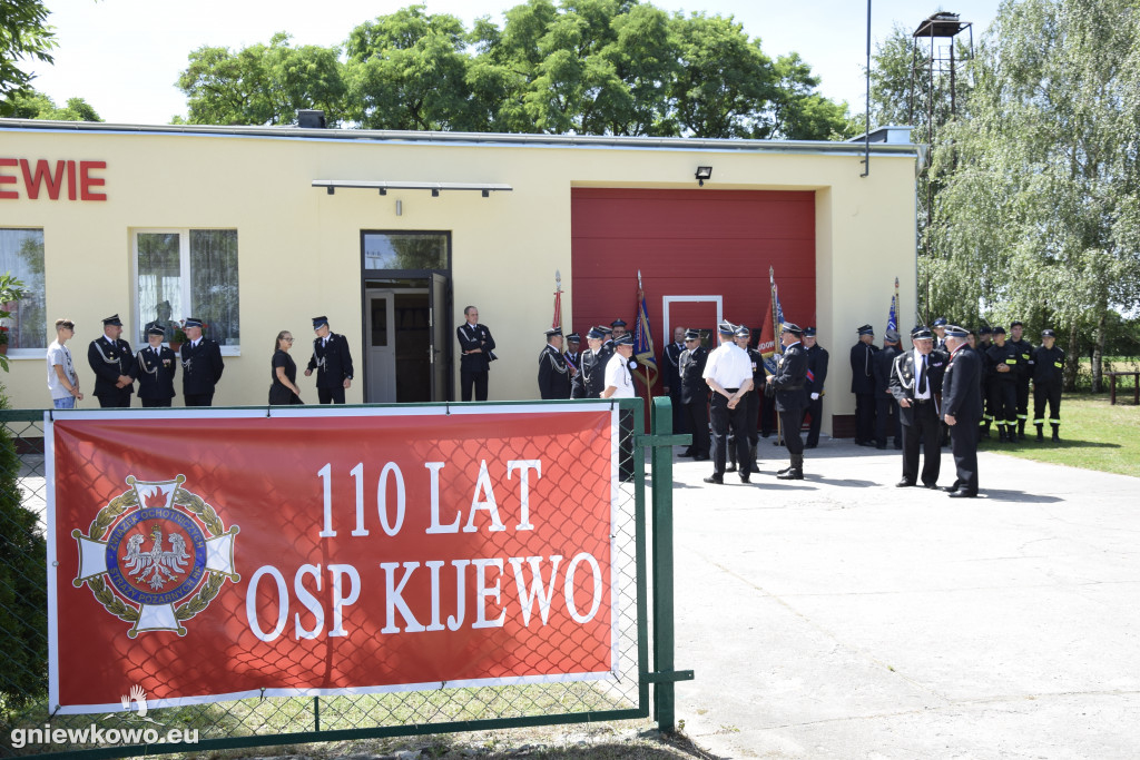 Obchody Jubileuszu 110-lecia Ochotniczej Straży Pożarnej w Kijewie.
