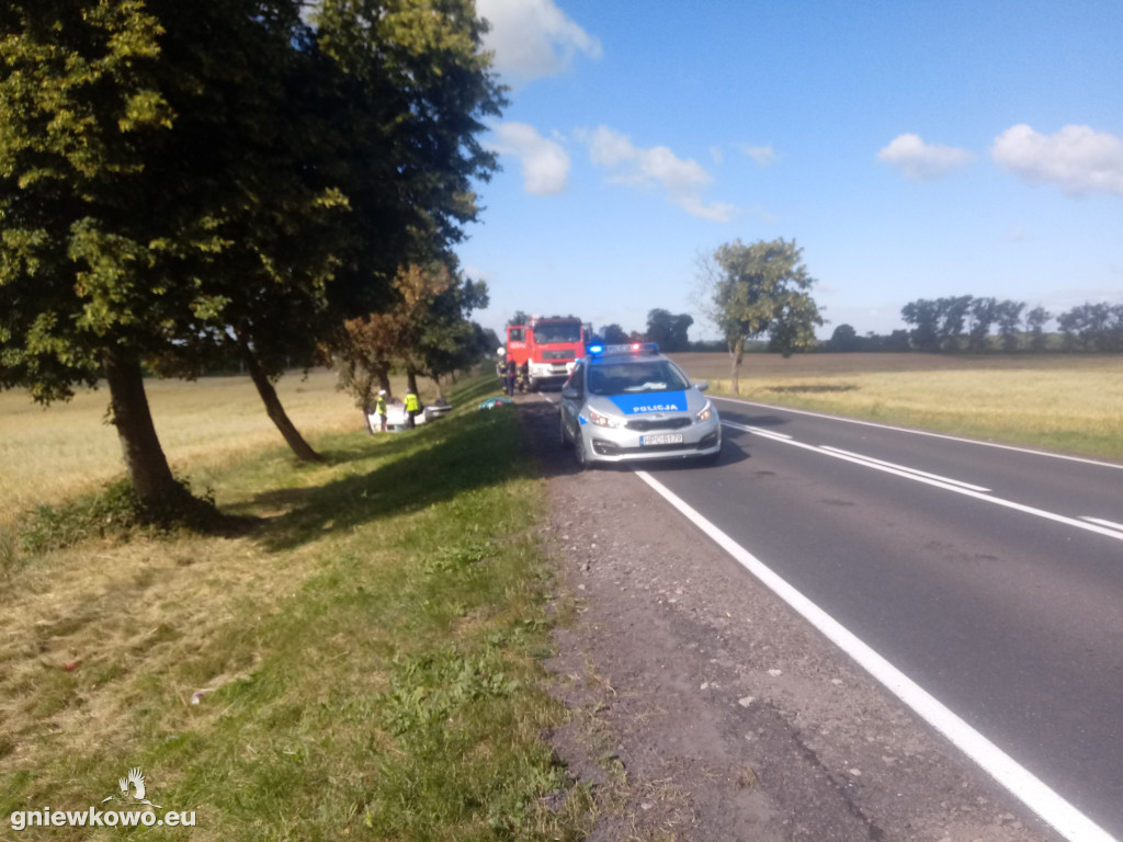 Wypadek w Suchatówce 7.07.2019