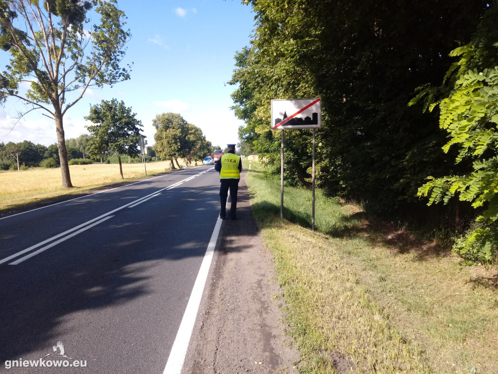 Wypadek w Suchatówce 7.07.2019
