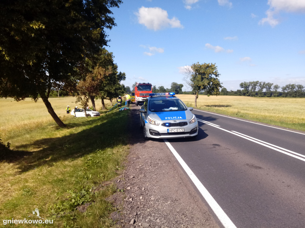 Wypadek w Suchatówce 7.07.2019