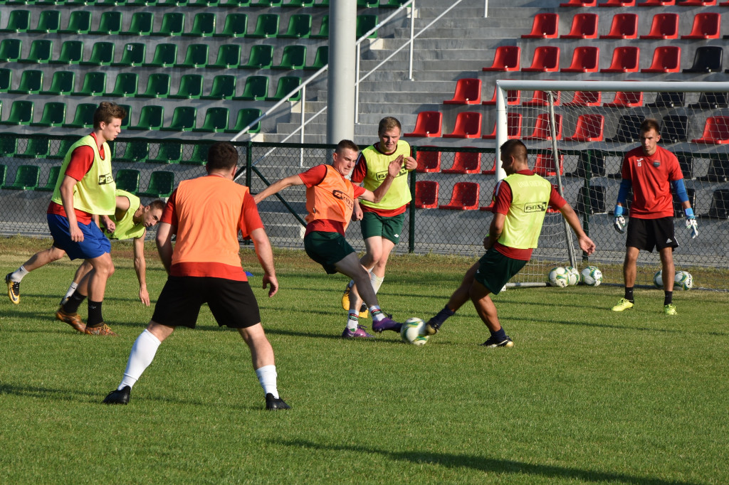 Trening piłkarzy Unii Gniewkowo