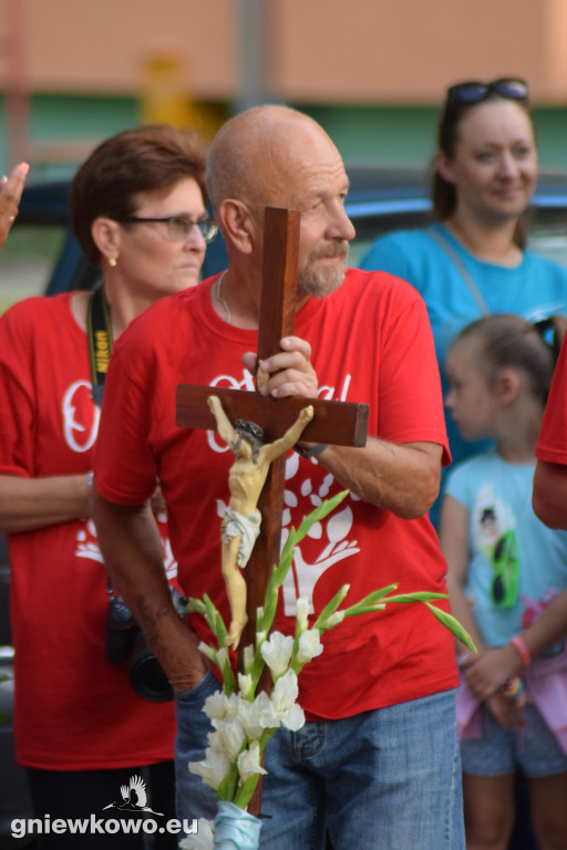 Powrót pielgrzymów z Jasnej Góry