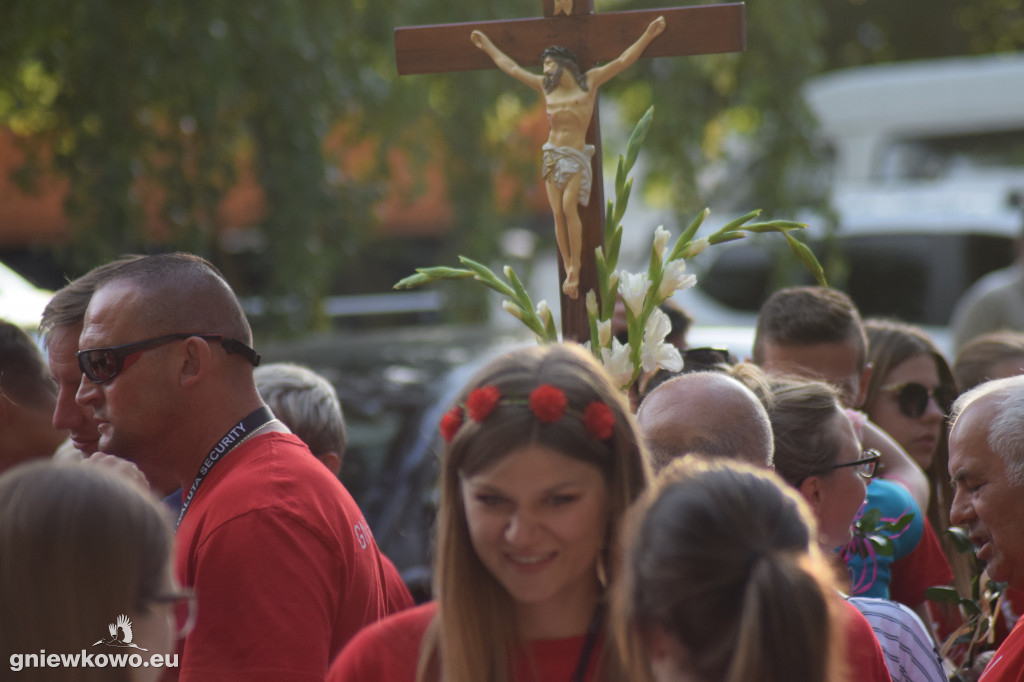 Powrót pielgrzymów z Jasnej Góry